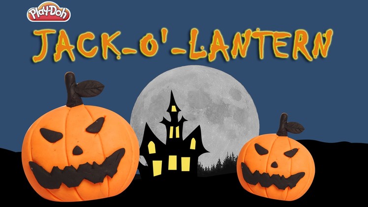 Play Doh Halloween Jack O'Lantern | Jack O'Lantern | How To Make A Halloween Jack O'Lantern