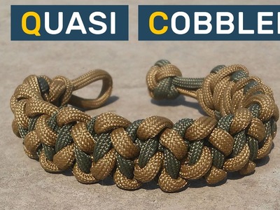 Quasi Cobbled Cobra Paracord Bracelet without buckle