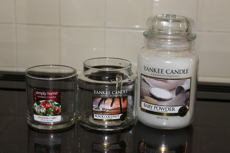 Recycle. Re use. Re fill your yankee candle jar