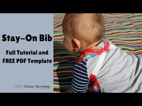 Reversible Stay On Bib - Step by Step Instructions