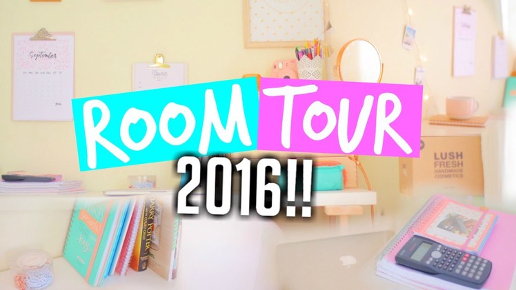 ROOM TOUR 2016!! || Makeupgirl21