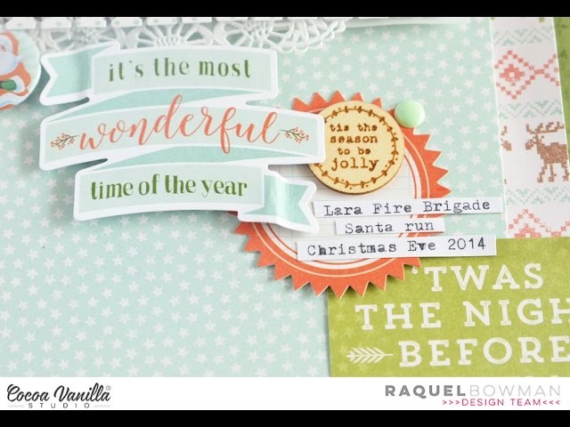 Scrapbooking Process - The Most Wonderful Time of