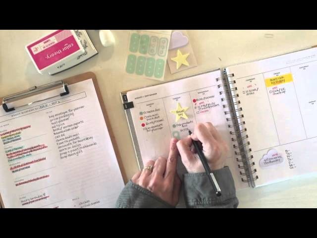 Setting up Your Planner with the Brimfield Planner kit with Marcy Penner
