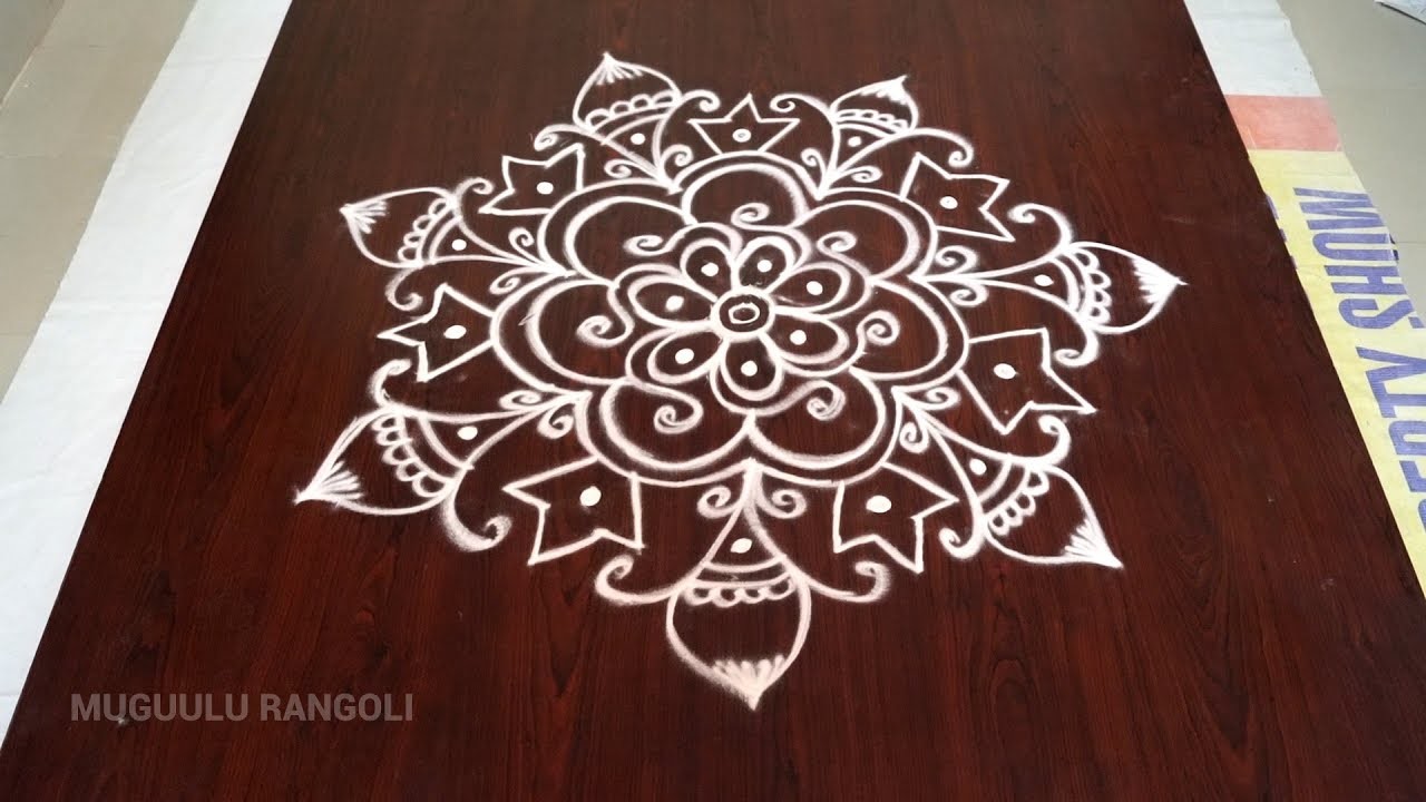 Simple And Easy Muggulu Easy Kolam Designs Easy Rangoli Kolam Designs Rangoli Designs Easy