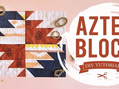 Simple Quilt Block Pattern - Aztec Quilt Block