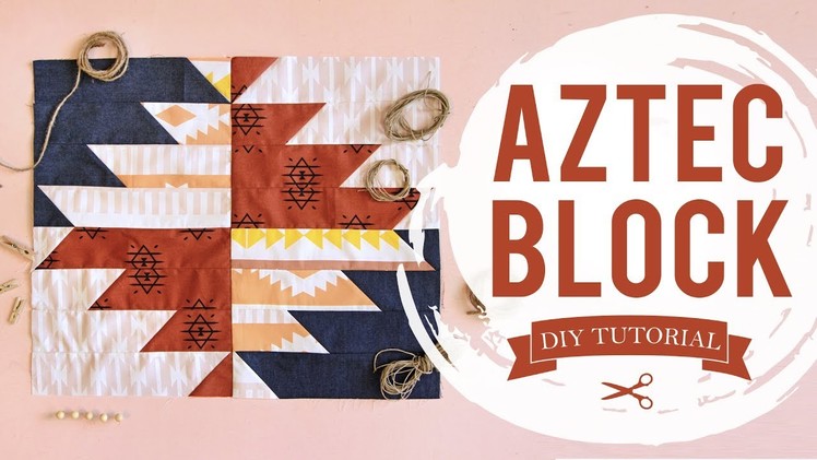 Simple Quilt Block Pattern - Aztec Quilt Block