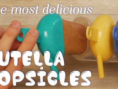 Super Easy And Delicious DIY Nutella Popsicles