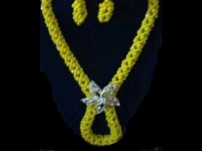 The tutorial on how to make this elegant yellow beads