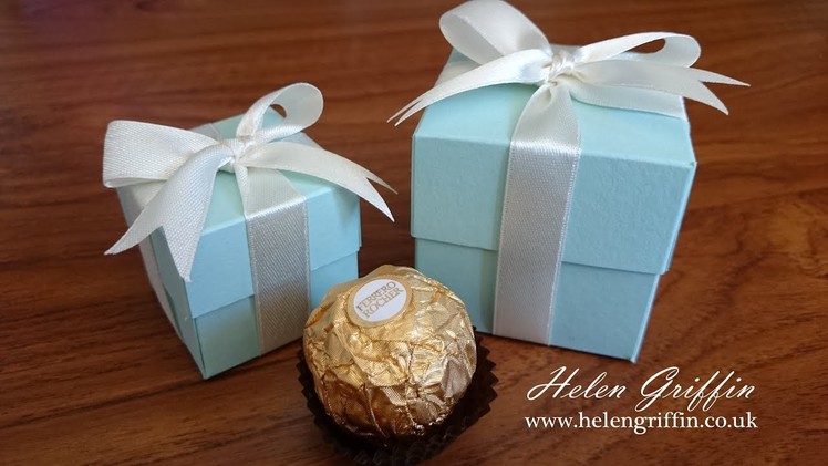 Tiffany Inspired Wedding Gift Box Tutorial With Perfect Bow
