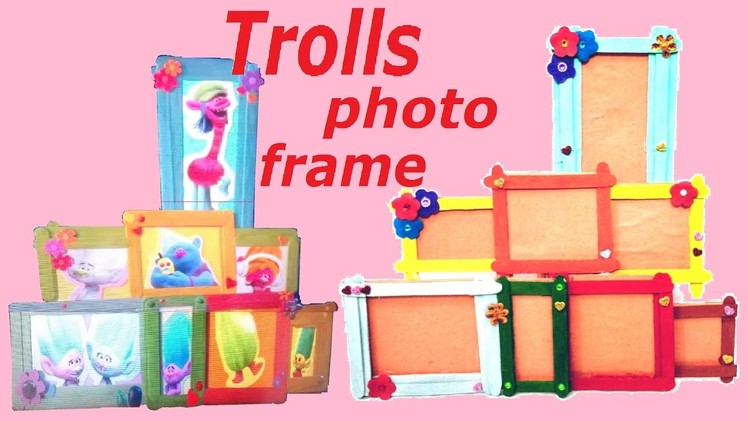 Trolls movie  photo  booth. frame