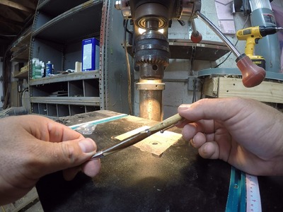 Turning a pen on a drill press - LLWW 2016 Pen Swap