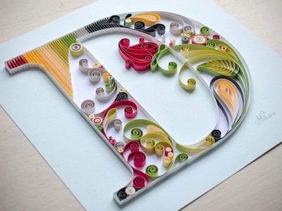 Types of Letter ‘D' QUILLING . . 