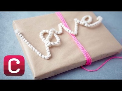 Valentine's Day Yarn-Wrapped Wire words with Courtney Cerruti | Creativebug