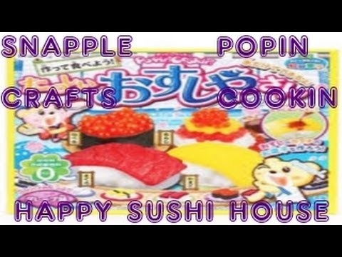 Vlog: Snapple Crafts Part 7 - Popin Cookin Happy Sushi House