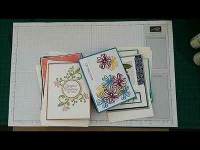 10 Stampin' Up! Case cards inspirational video showcase