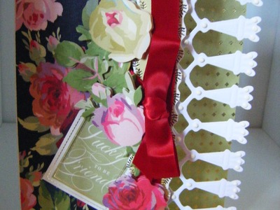 182. Cardmaking Project: Anna Griffin Rose & Trimmings Edge Card