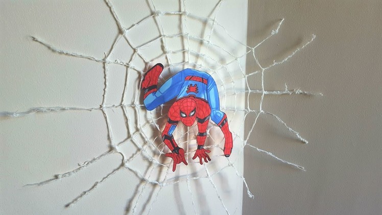 3D Pen: How To Draw Spiderman Homecoming With RealLife 3D Pen Spiderweb!