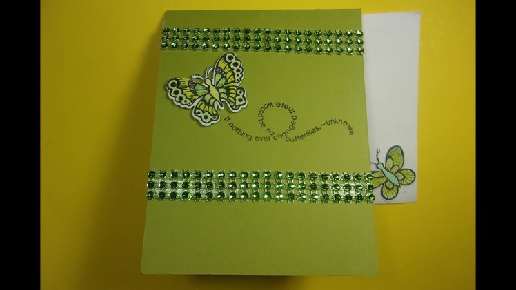 A Butterfly Pop and Twist Card, Influenced by MayMay's Card