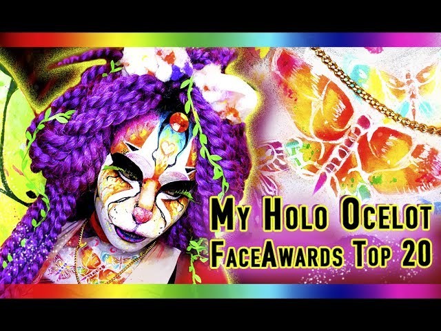 Animal kingdom 90s Uv Holographic Watercolor Rainbow Ocelot Top 20 NYX faceawards 2017 HeirOfGlee