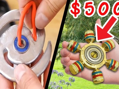 BEST DIY FIDGETSPINNERS TO MAKE AT HOME!!! (TOP 5)