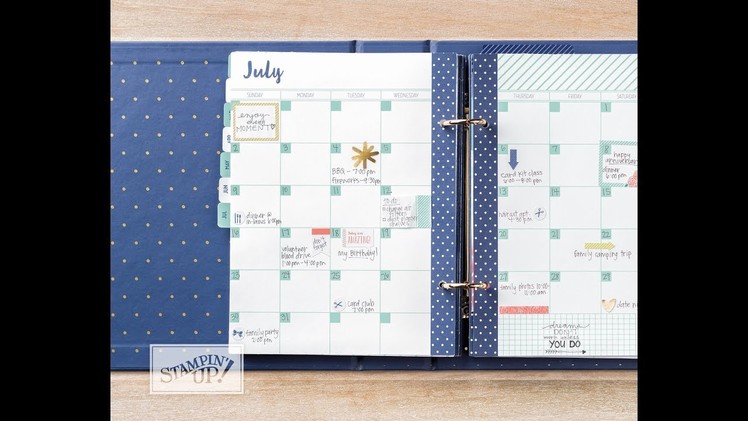 Blogging and Team Planning Love Today Stampin' UP! Planner