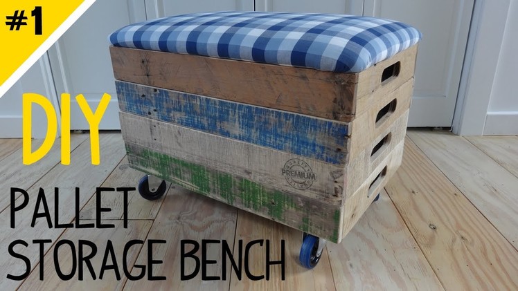 Build a Stackable Pallet Crate Storage Bench - Part 1 of 2