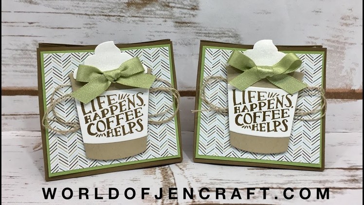 Coffee Cafe Gift Bag - Stampin' Up!
