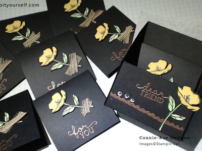 Connie-Rae | Note cards Envelopes and Holder all in One. Independent Stampin' Up! Demonstrator |