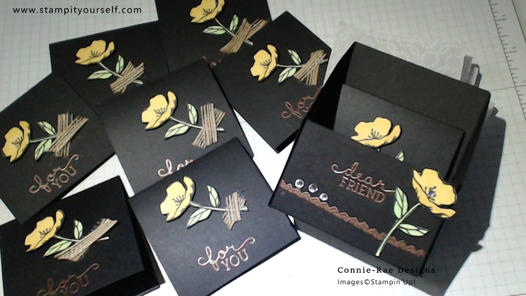Connie-Rae | Note cards Envelopes and Holder all in One. Independent Stampin' Up! Demonstrator |