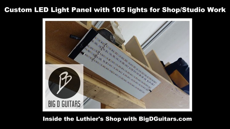Custom LED Light Panel for Shop Studio Work DIY lamp kit Shop Light
