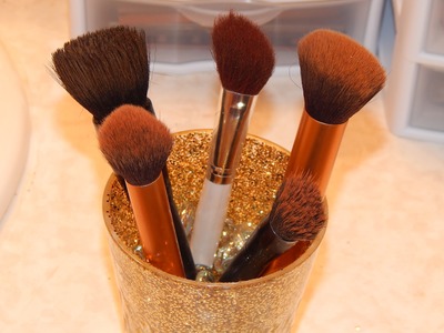 D.I.Y- Makeup Brush Holders!!!