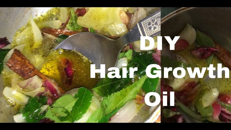 DIY Best Affordable Hair Growth Oil using natural ingredients