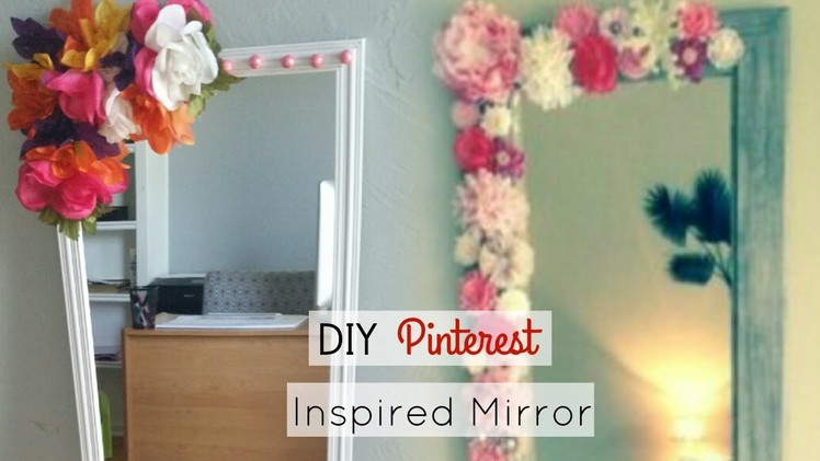 DIY || Pinterest Inspired Mirror