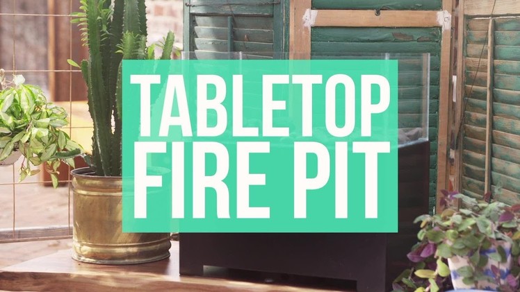 DIY Tabletop Fire Pit