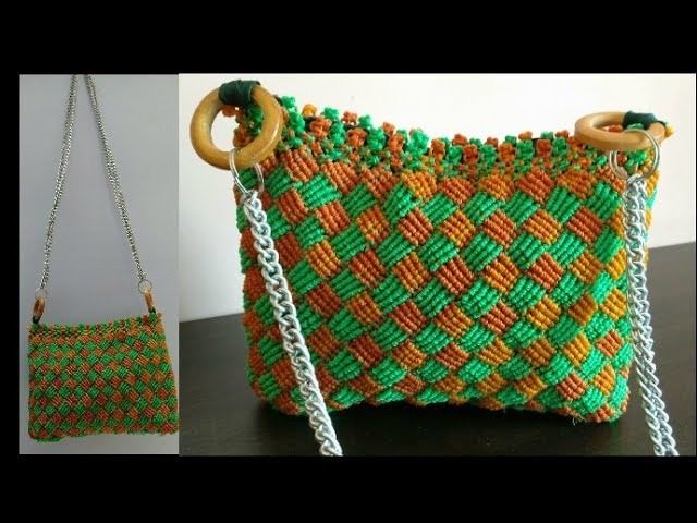 Do it on your own | How to make macrame bag with new design pattern | Learn in Hindi (Part 2.2)