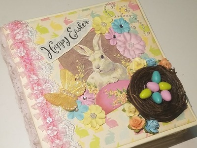 Easter Mini Album using Authentique "Springtime"