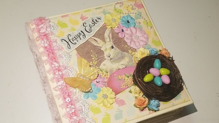 Easter Mini Album using Authentique "Springtime"
