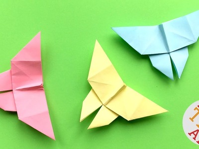 Easy Origami Butterfly 2  - Easy Paper Butterfly DIY - Animal Origami