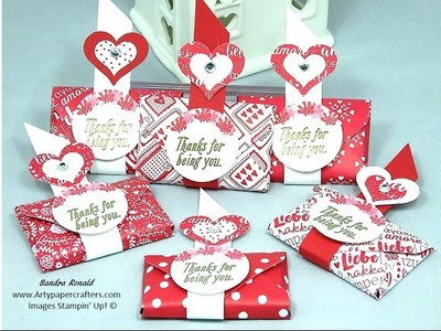 ENVELOPE PUNCH BOARD Treat Pouches - SandraR UK Stampin' Up! Demonstrator Independent