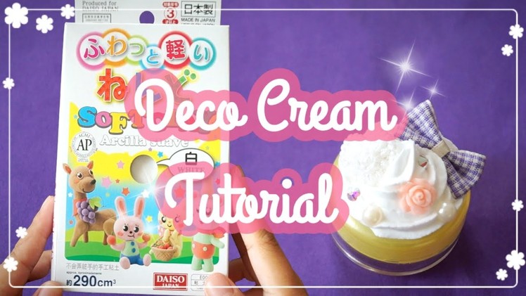 FAKE WHIPPED CREAM TUTORIAL for DECODEN