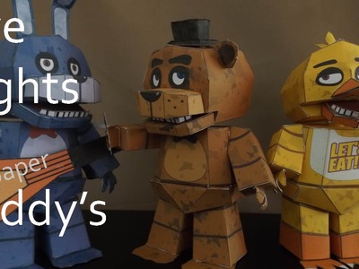 Five Nights at Freddy's Trailer (Papercraft Remake)