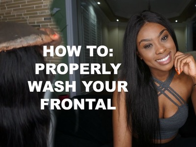FRONTAL WASH DAY | HOW TO WASH YOUR FRONTAL || Kickin' it with T