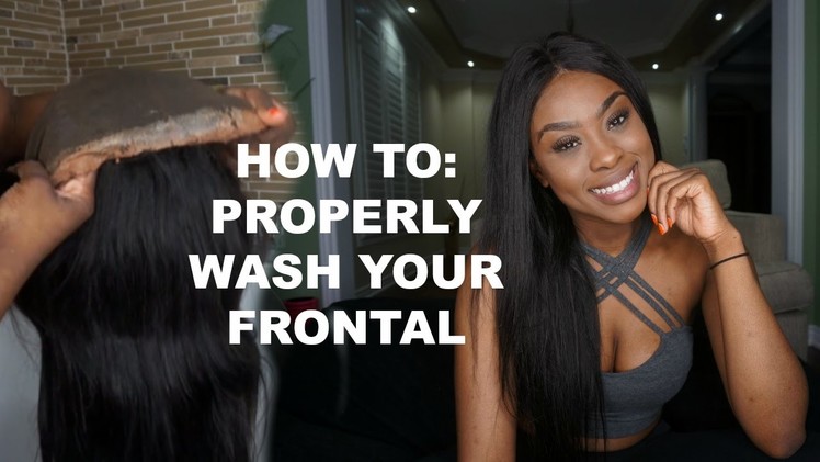 FRONTAL WASH DAY | HOW TO WASH YOUR FRONTAL || Kickin' it with T