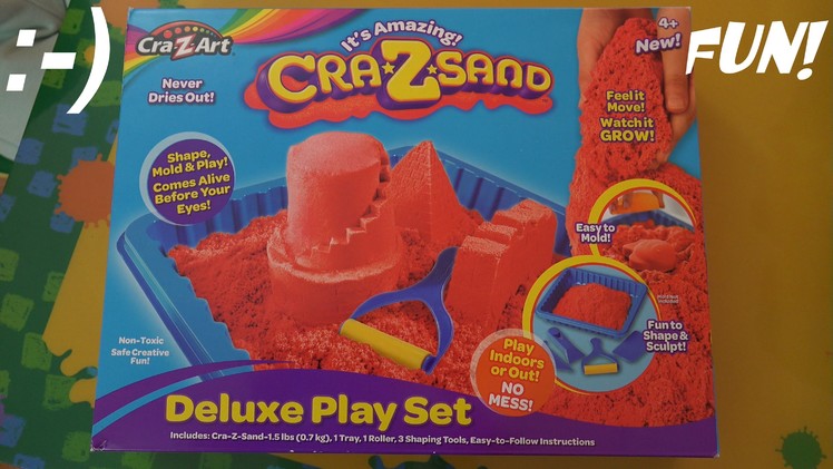 Fun Activities for Kids: CraZsand Deluxe Play Set Unboxing & Playtime