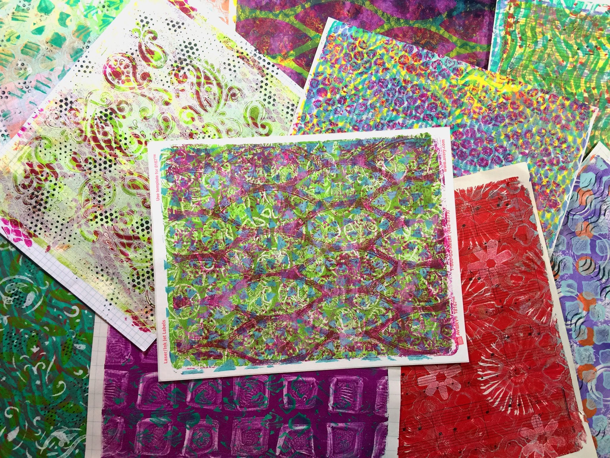 Gelli® Printing Basics - Part 2 of 2