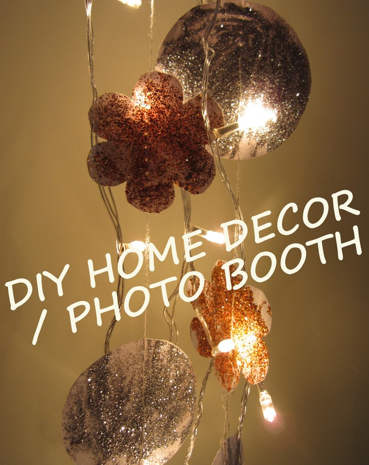 Glitter Fall Home Decor   Photo Booth