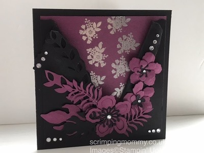 Gothic style card with Stampin' Up! products