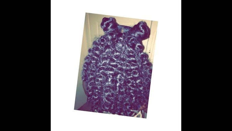 Half Up Half Down Top Knot Crochet Hair | Braid Method
