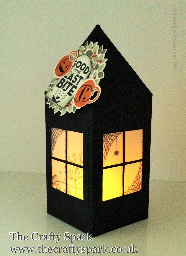 Halloween Lantern With Happy Scenes