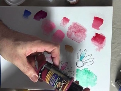 How to convert acrylic paint into watercolor paint
